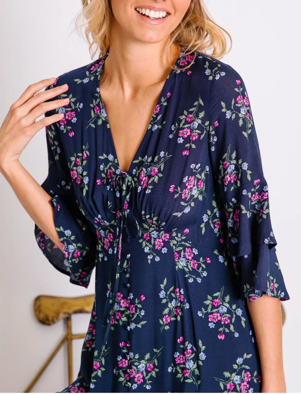 Desert Springs Maxi Floral Dress