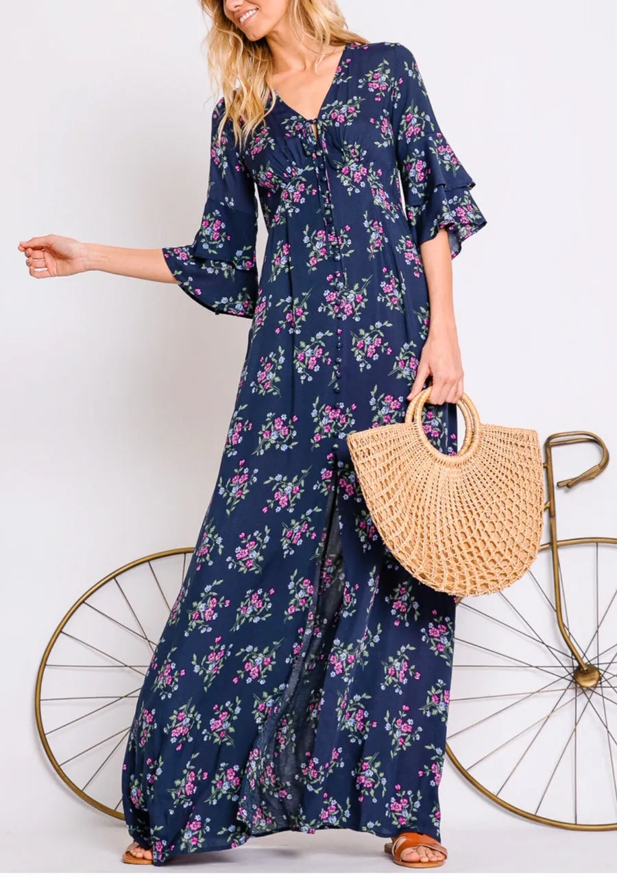 Desert Springs Maxi Floral Dress