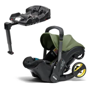 Doona i Infant Car Seat Stroller & i Isofix Base Desert Green