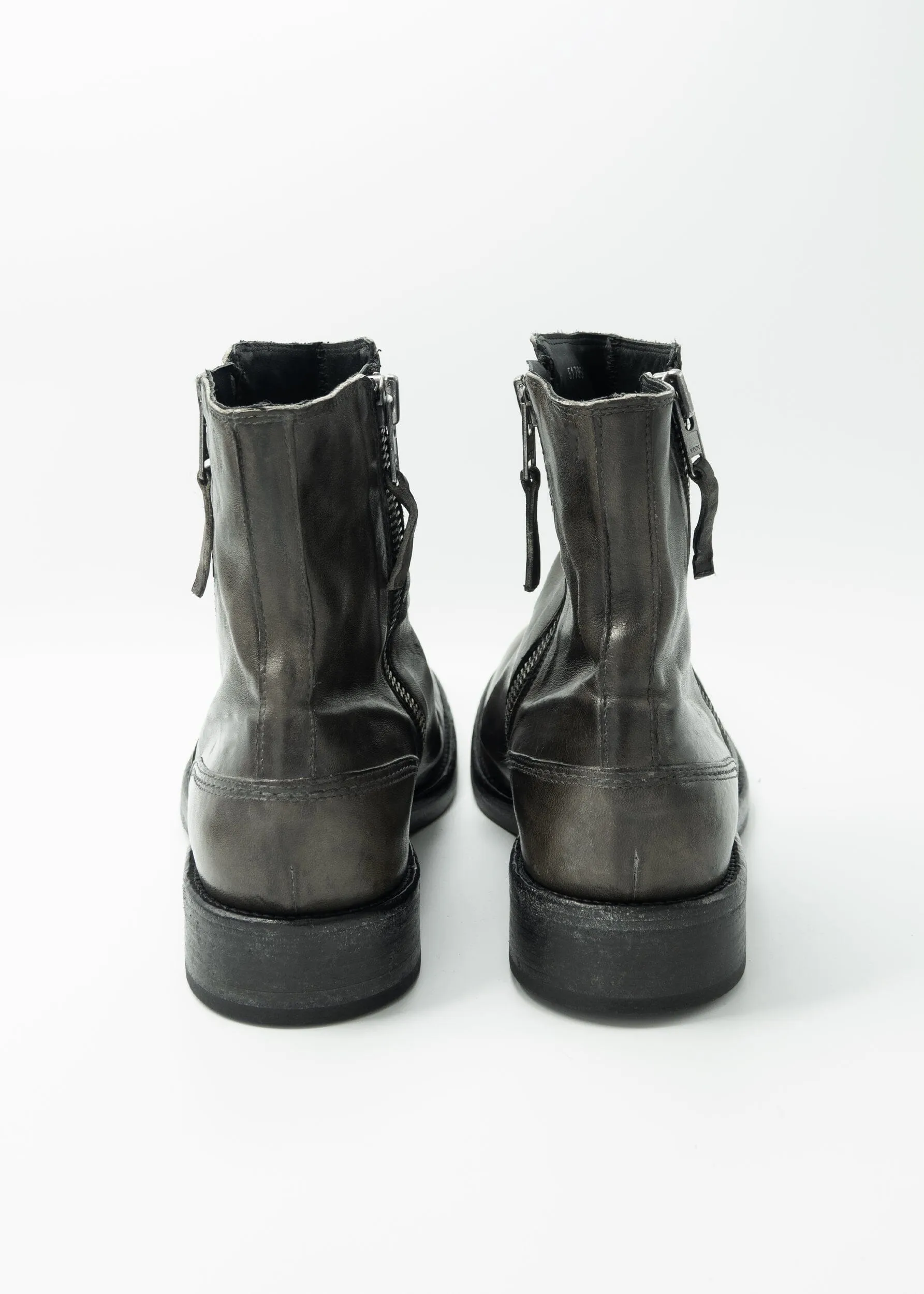 DOUBLE ZIP BIKER BOOT