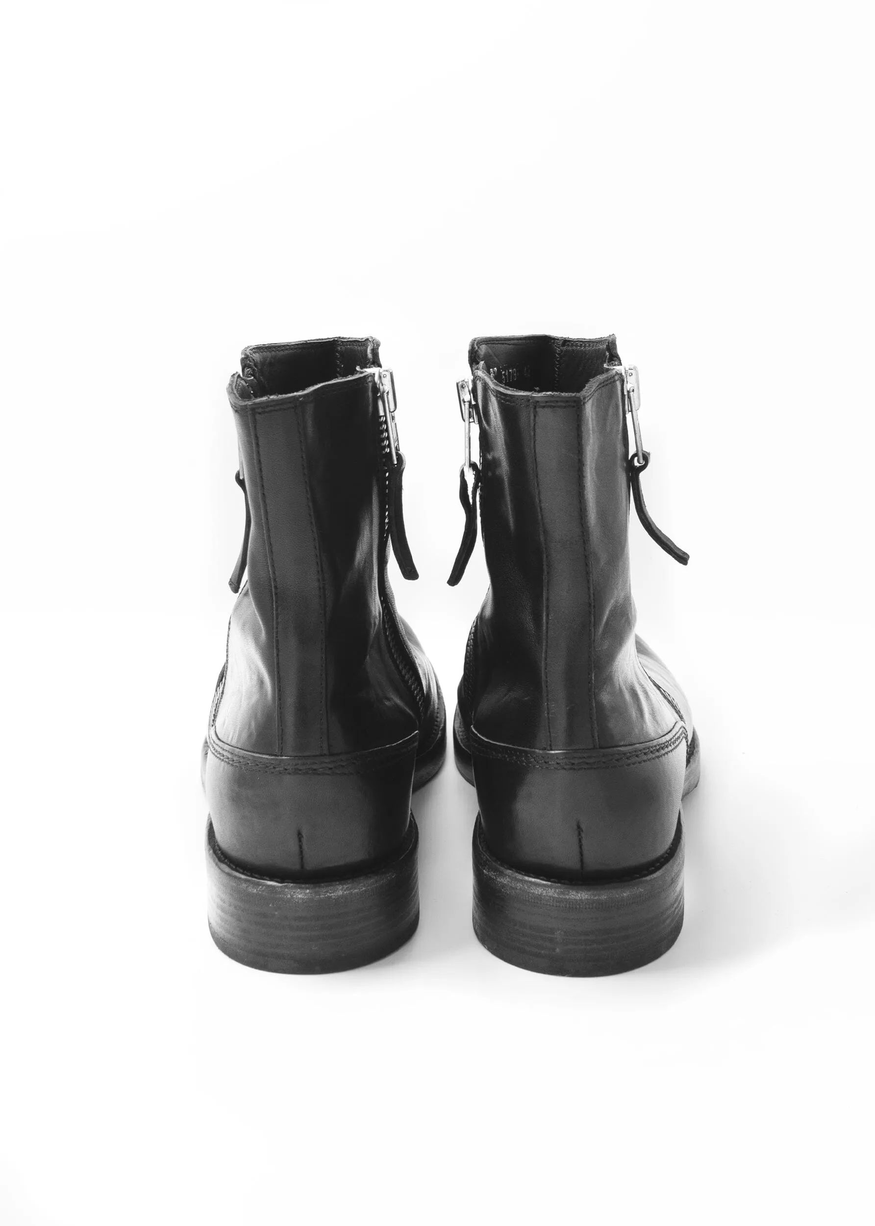DOUBLE ZIP BIKER BOOT