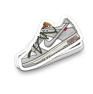Dunk Low "Off-White Lot 22" Sneaker Sticker