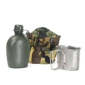 Dutch Water Bottle and Steel Cup 1L