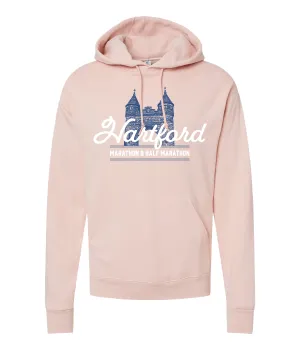 EHM Hartford Arch Hoodie in Blush Pink