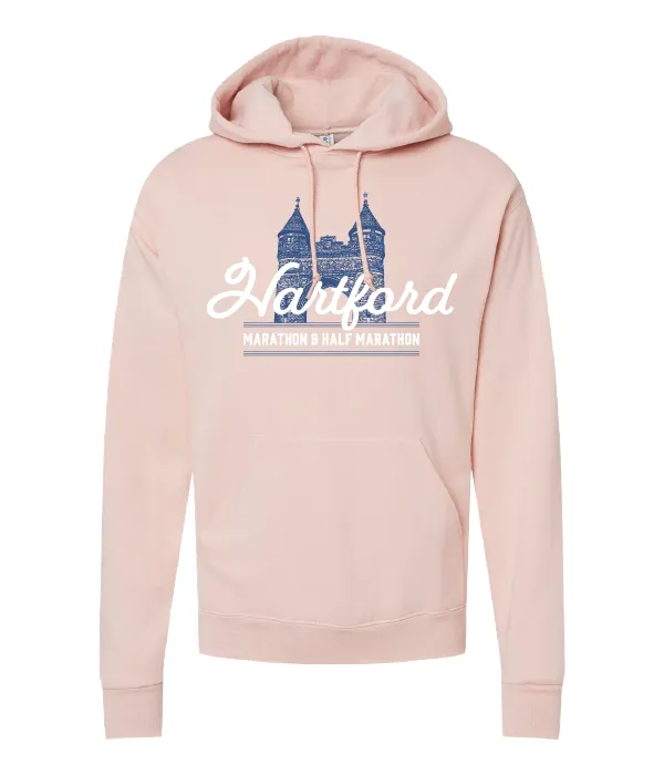 EHM Hartford Arch Hoodie in Blush Pink