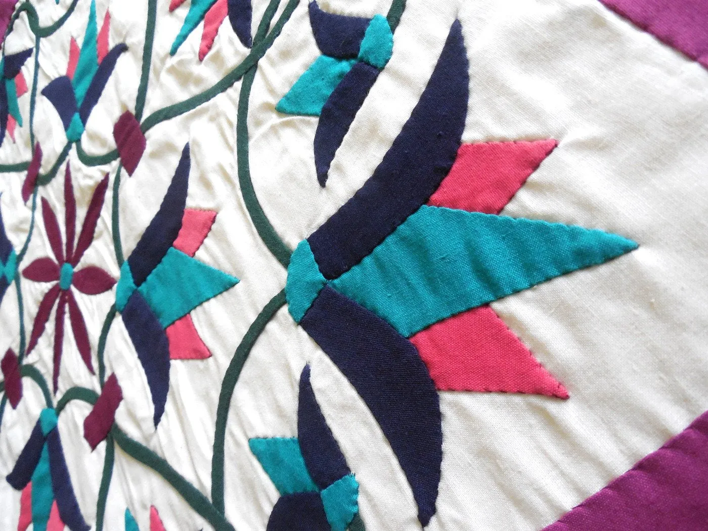 Enchanted Flower III | Handmade Pillow