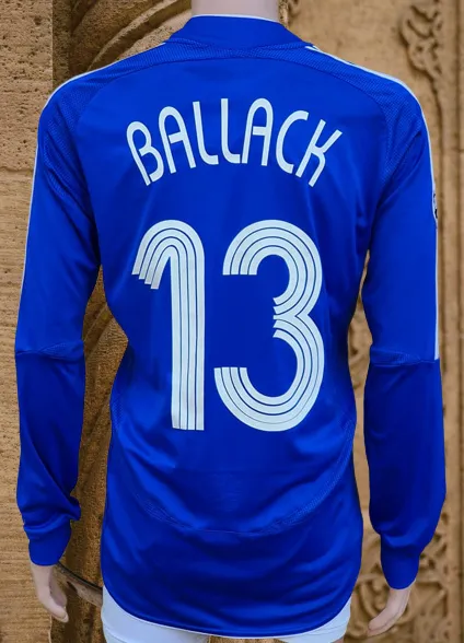 ENGLISH PREMIER CHELSEA 2006-07 FA CUP & LEAGUE CUP CHAMPION MICHAEL BALLACK 15 JERSEY ADIDAS M