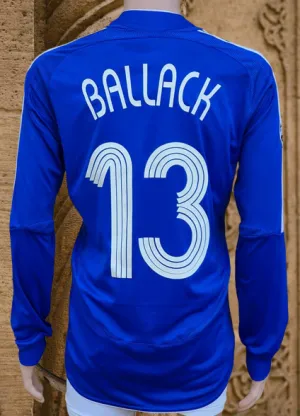 ENGLISH PREMIER CHELSEA 2006-07 FA CUP & LEAGUE CUP CHAMPION MICHAEL BALLACK 15 JERSEY ADIDAS M