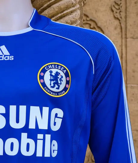ENGLISH PREMIER CHELSEA 2006-07 FA CUP & LEAGUE CUP CHAMPION MICHAEL BALLACK 15 JERSEY ADIDAS M