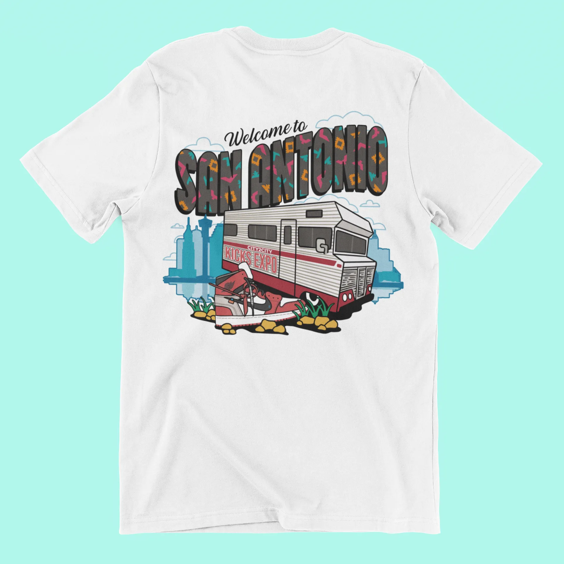 Exclusive "SATX KICKS EXPO" LE Merch Tee