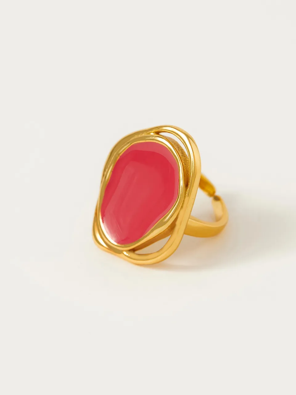 Fashion Jewelry-18k Gold Plated-Rings-Copacabana-Pink-RIVA1001_P-Fashion Edit Voyce