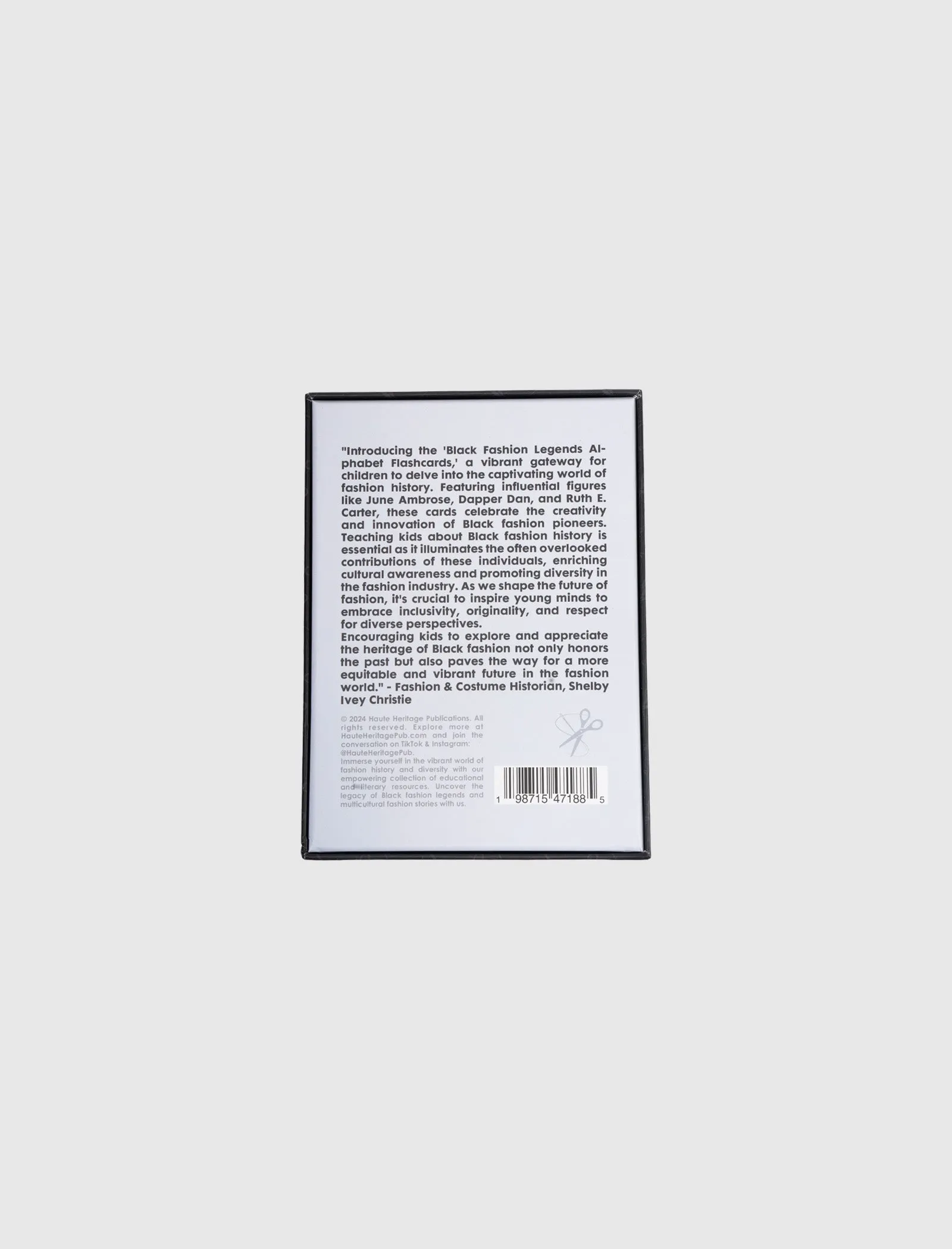 FASHION LEG ABC CARD