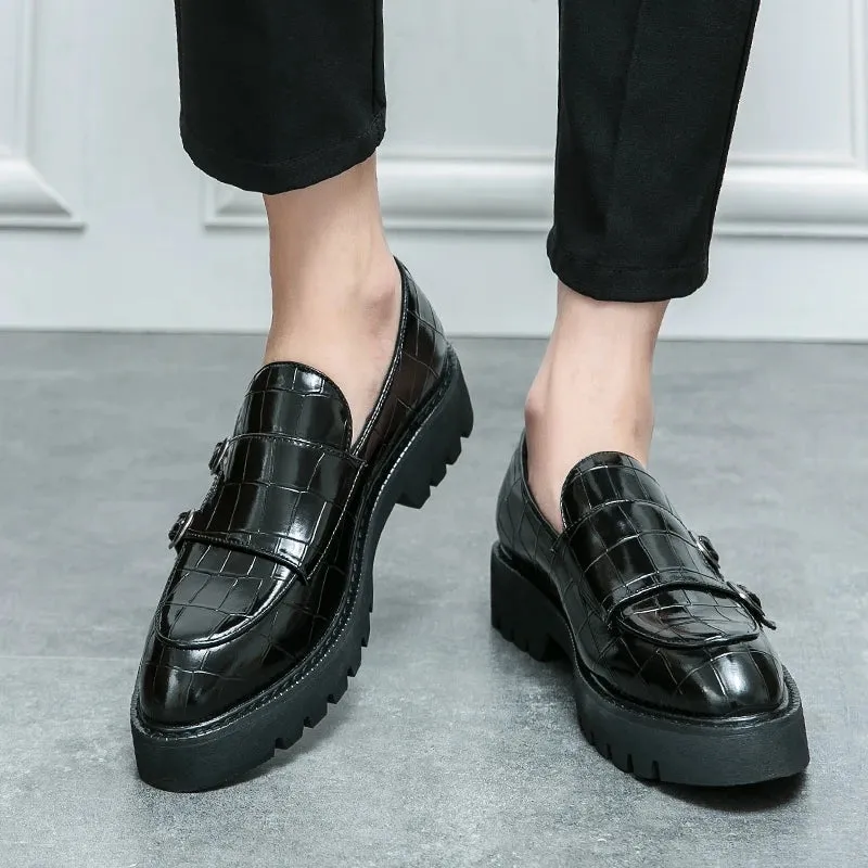 Fashion Monk Strap Loafers Shoes