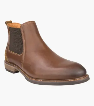 Florsheim Men's Lodge Plain Toe Chelsea Boot - Chestnut