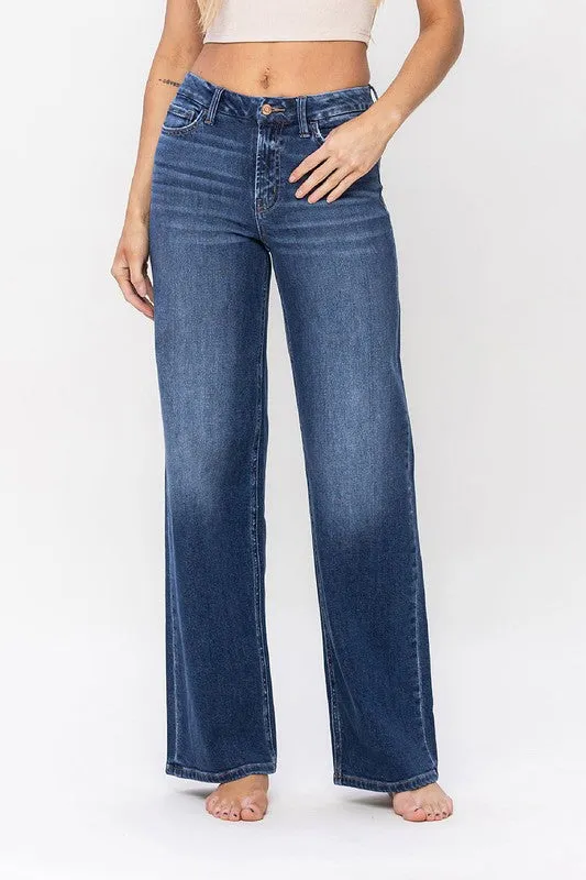 Flying Monkey High Rise Loose Fit Jeans