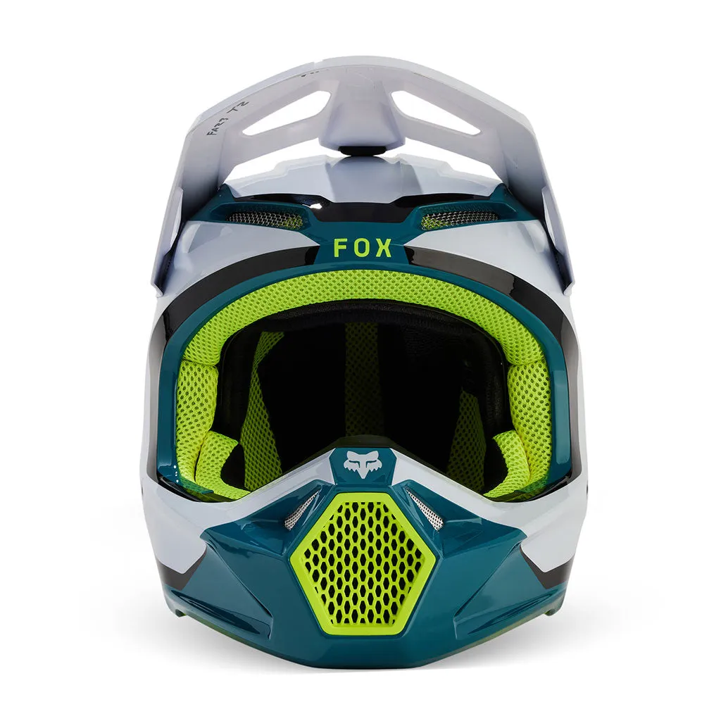 Fox - 2024 V1 Nitro Maui Blue/White Helmet