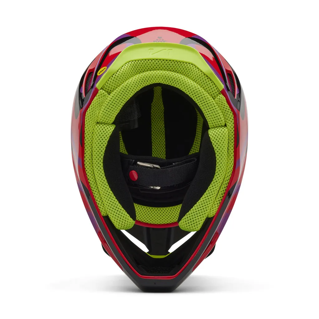 Fox - 2025 V1 Emotion Flo Red Helmet