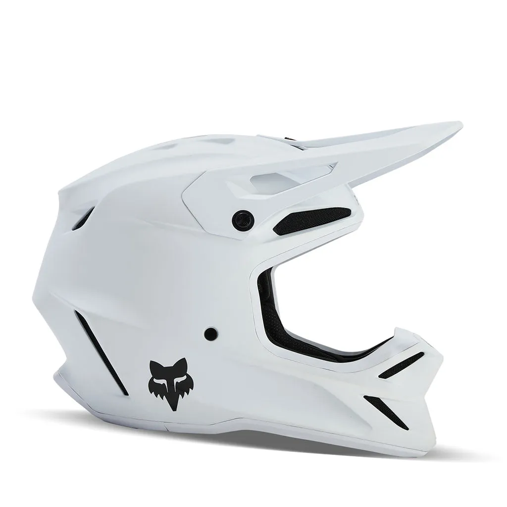 Fox - 2025 V3 Matt White Solid Helmet