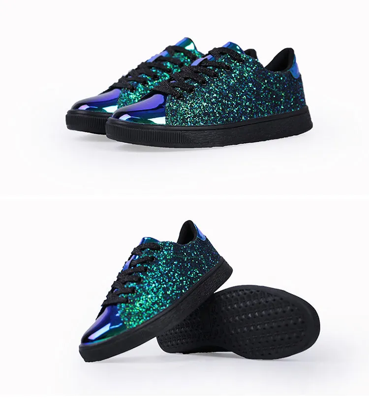 Glittery Sea Weed Sneakers