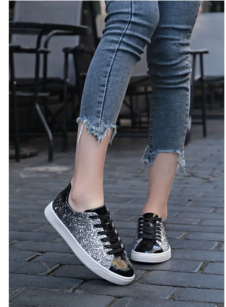 Glittery Sea Weed Sneakers