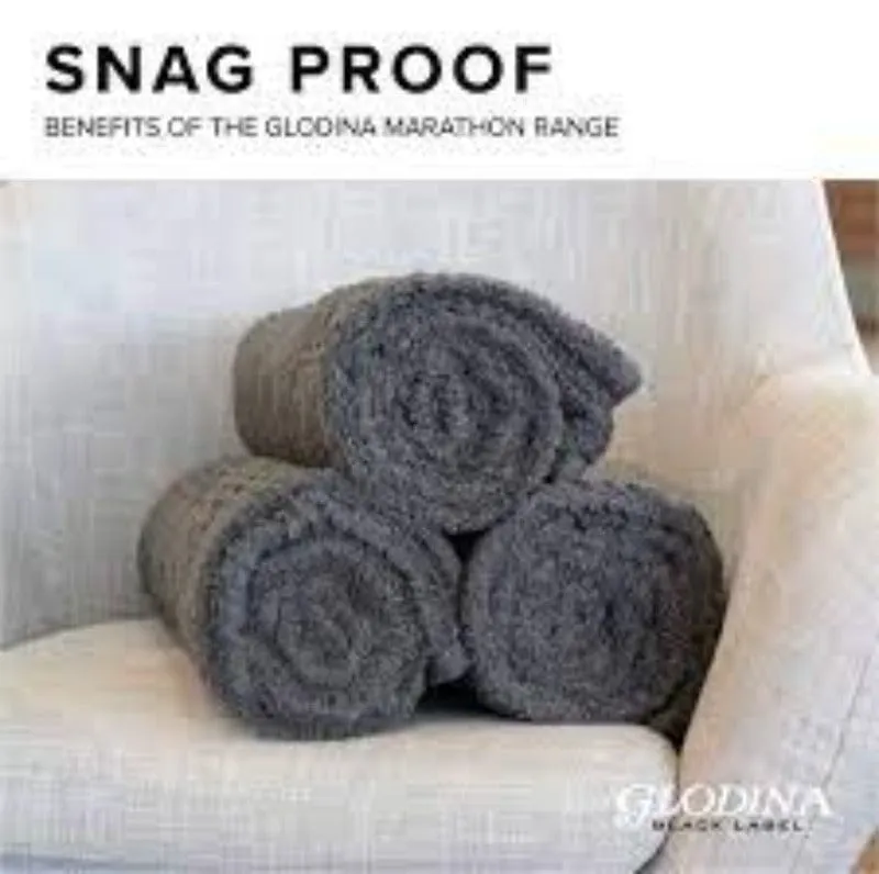 Glodina Marathon Platinum  Charcoal Towel 610gsm