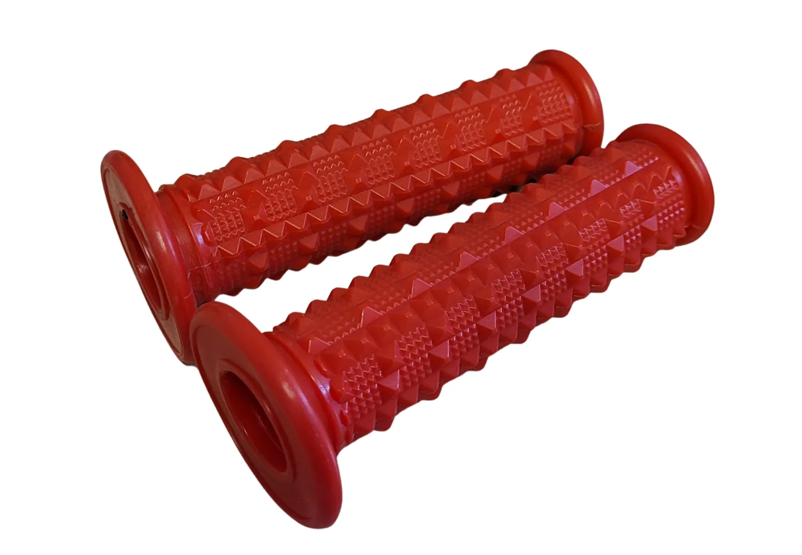 GRI25 RUBBER HANDLEBAR GRIPS RED 22MM FOR 110CC 125CC QUAD BIKE ATV
