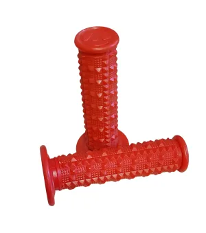 GRI25 RUBBER HANDLEBAR GRIPS RED 22MM FOR 110CC 125CC QUAD BIKE ATV