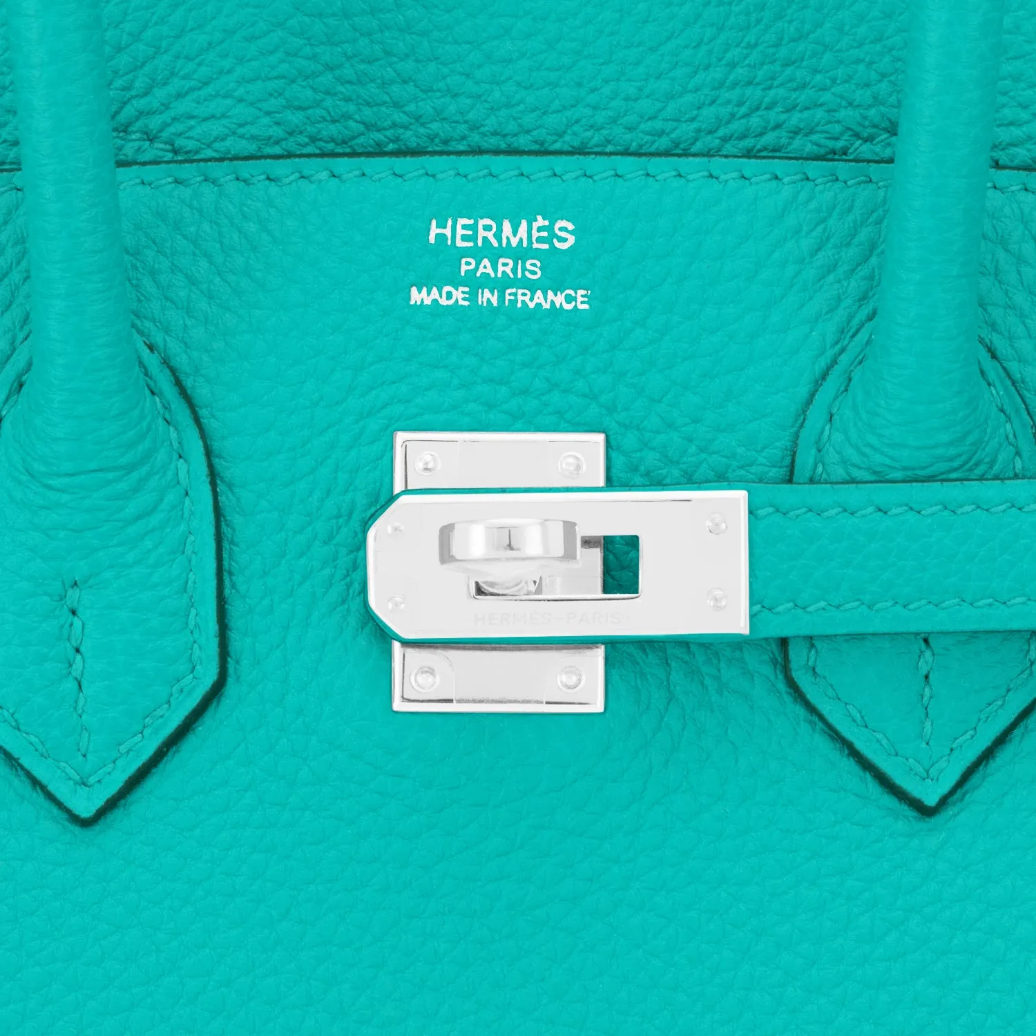 Hermes Birkin 25 Vert Verone Lagoon Blue Izmir Verso Togo Bag U Stamp, 2022