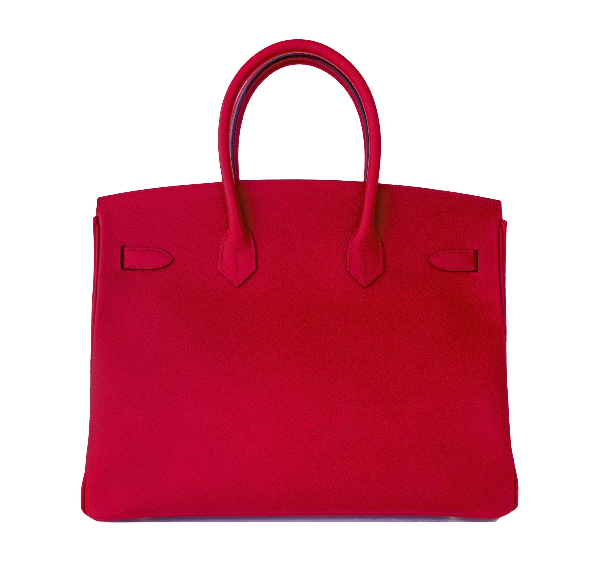 Hermes Rouge Casaque 35cm Epsom Birkin Gold Hardware X Stamp