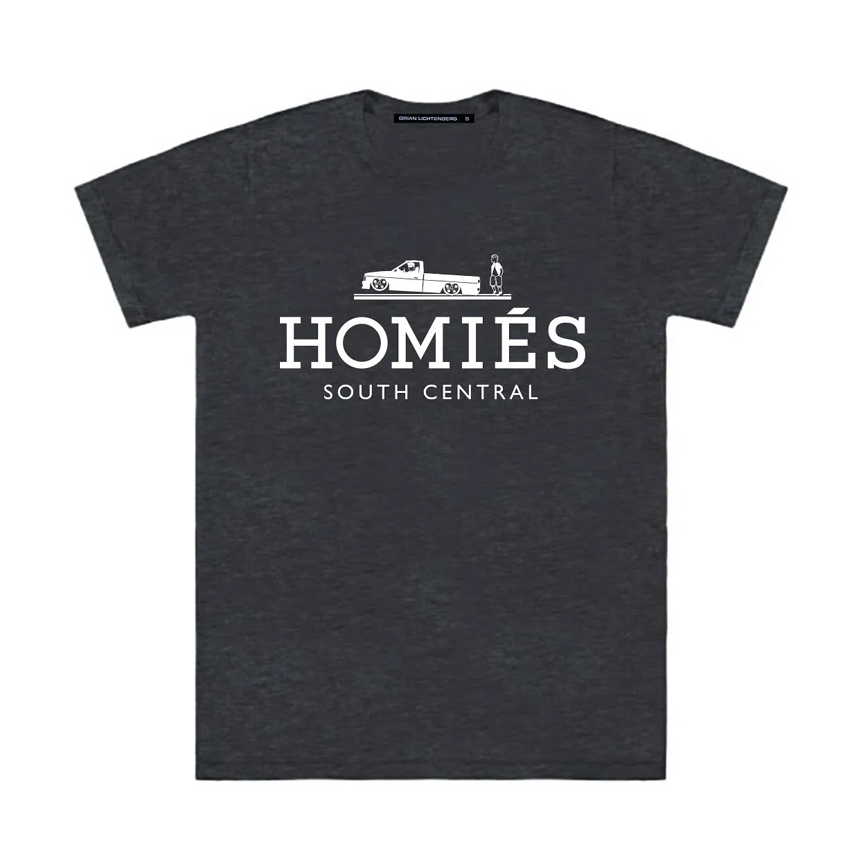 HOMIÉS CHARCOAL GREY TEE