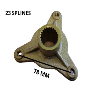 HUB23 WHEEL HUB MOUNT 23 SPLINE FOR 110CC QUAD BIKE ATV 3 BOLT FIXING