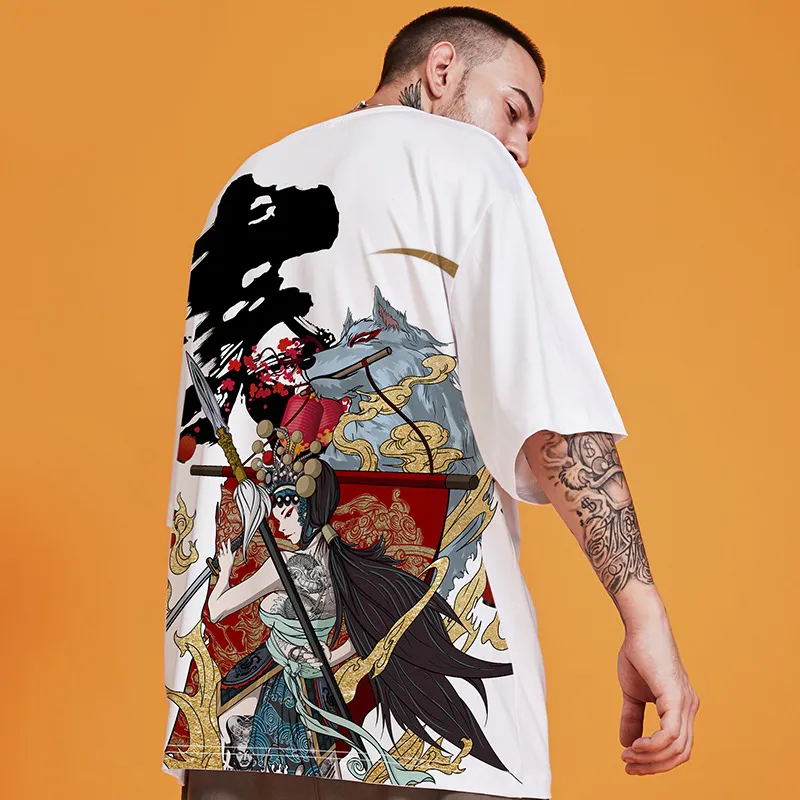 Inari Geisha Warrior Loose Shirt