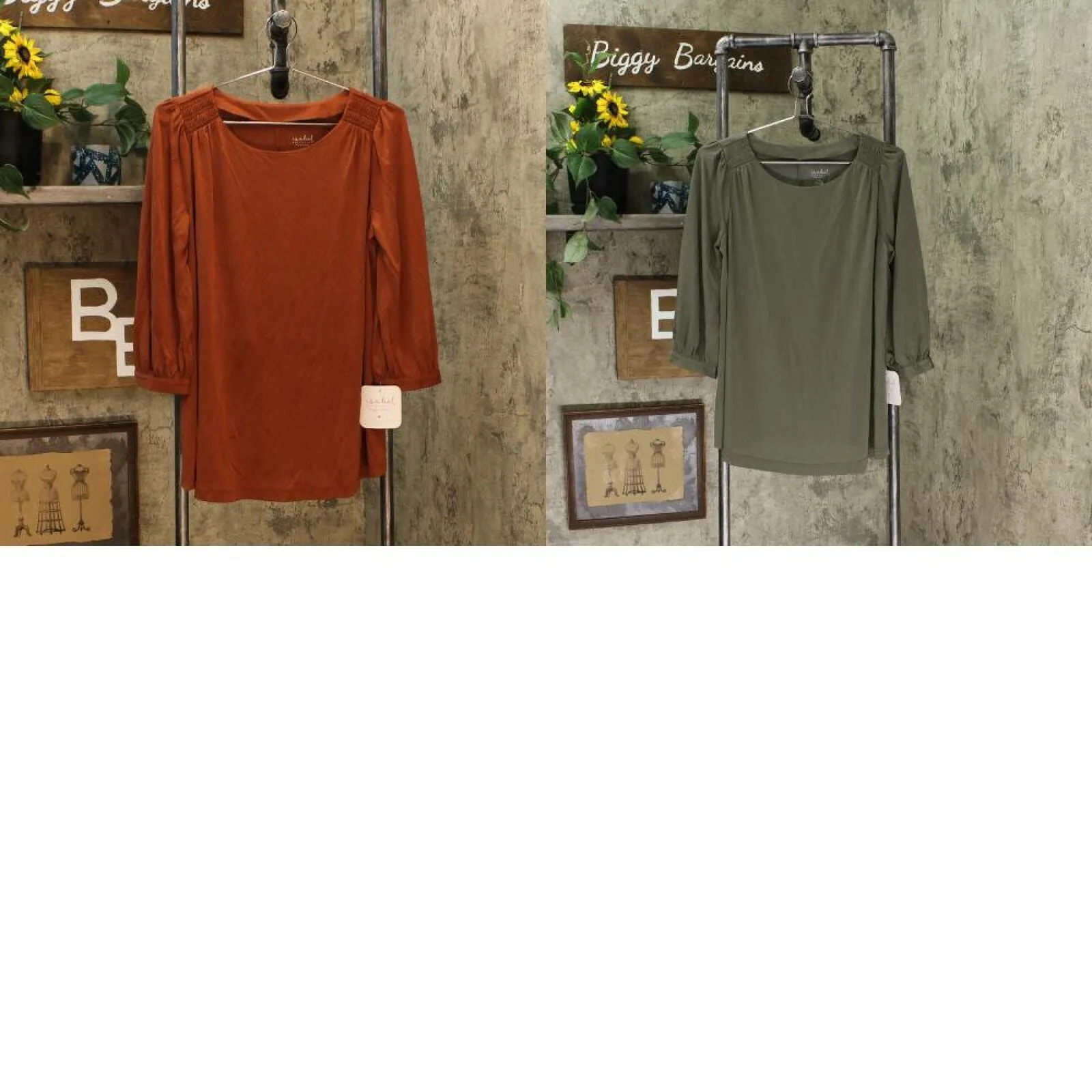Isabel Maternity by Ingrid & Isabel Crewneck Long Sleeve Sandwashed Top