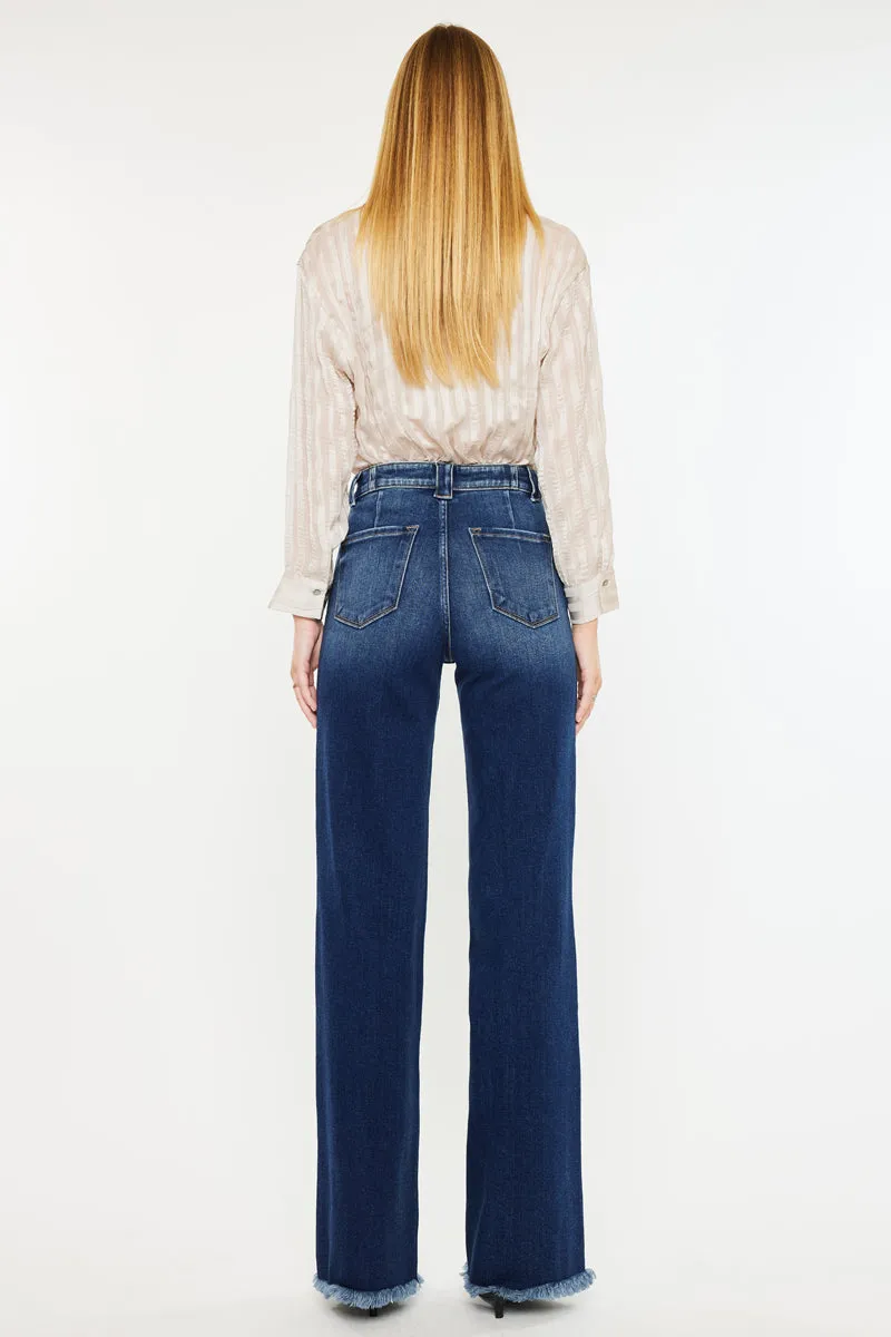 Izzie High Rise 90's Flare Jeans