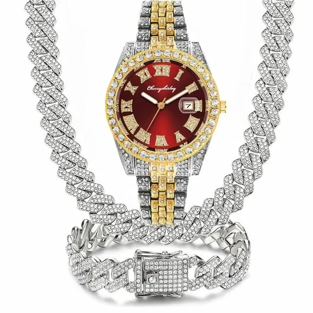 Jewelry for Men Bling Iced Out Cuban
