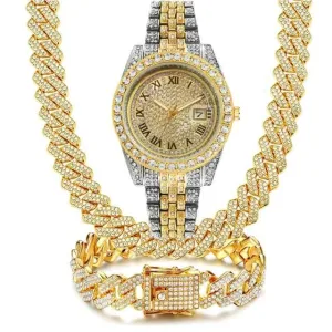 Jewelry for Men Bling Iced Out Cuban