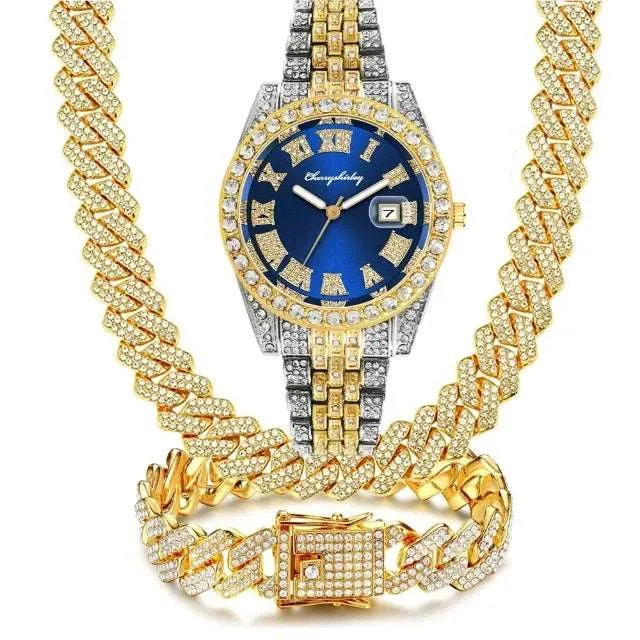 Jewelry for Men Bling Iced Out Cuban