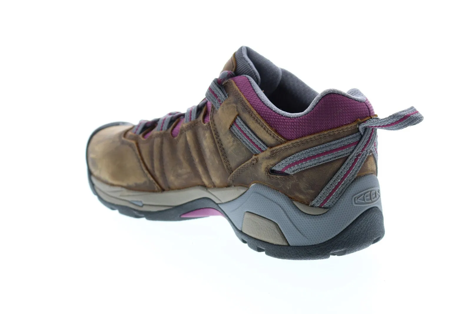 Keen Detroit XT 1020036 Womens Brown Leather Lace Up Hiking Boots Shoes