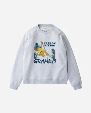 Keep On Hiking Sweatshirt - Ash Heather