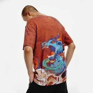 Kirin Cloud Red Premium Loose Shirt