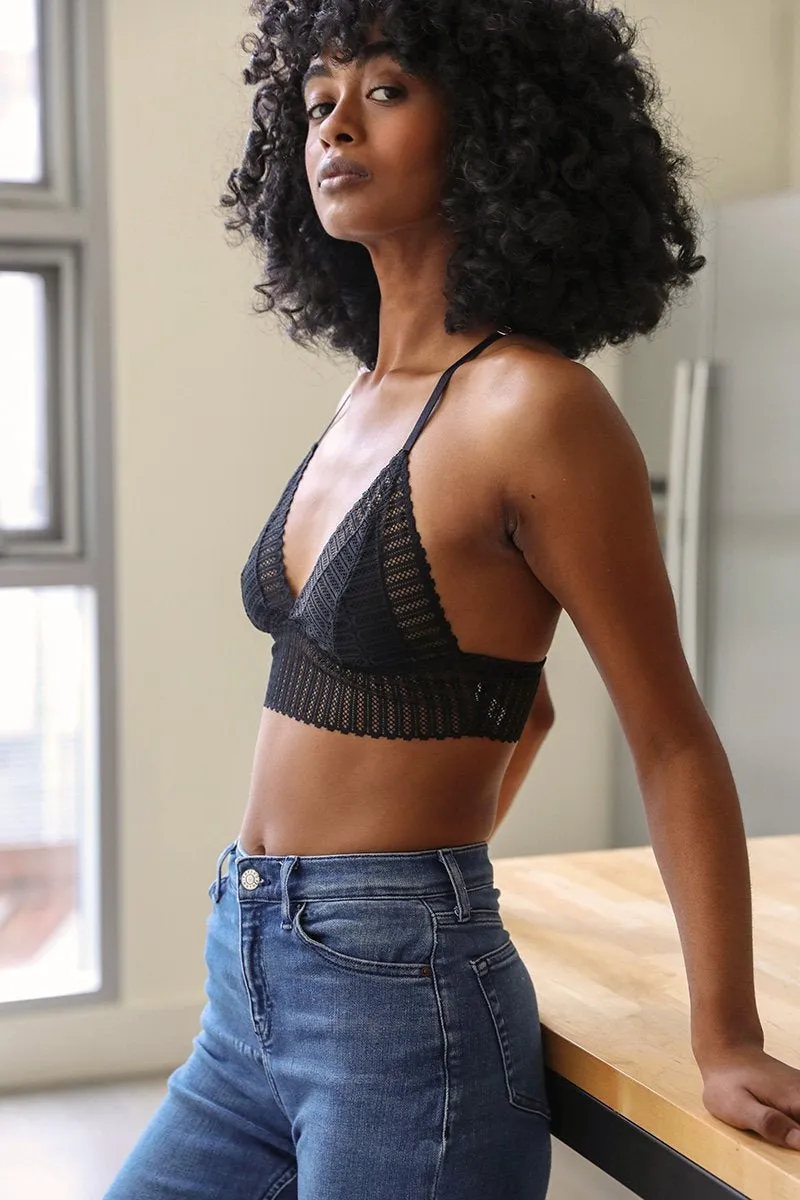 Lace Boho Racerback Bralette