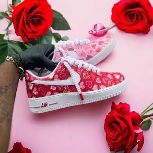 Limited Edition Heart-Themed Nike Air Force 1s for Valentine's Day
