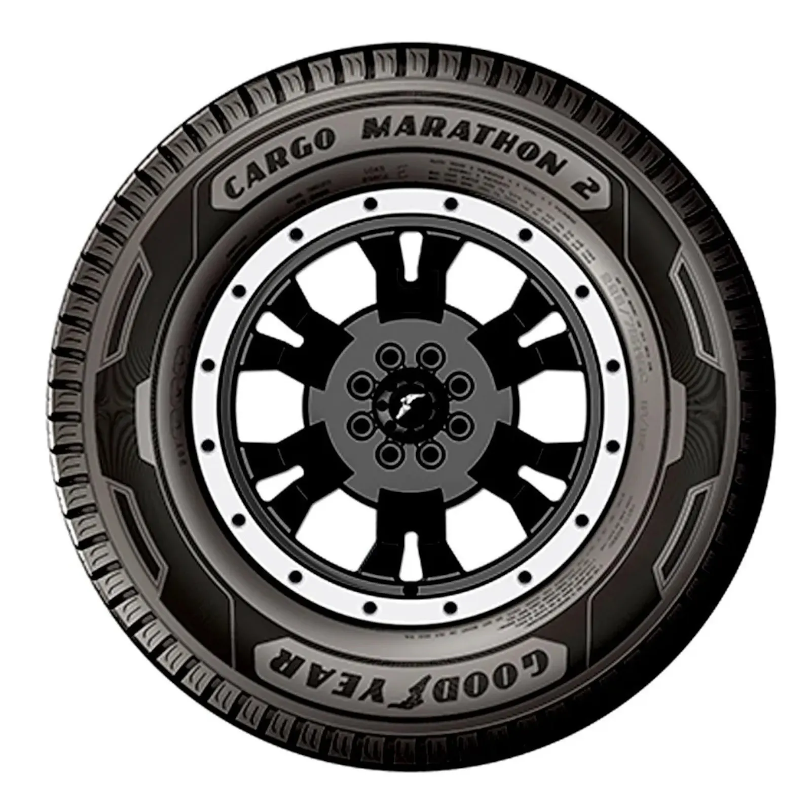 Llanta 205/70 R15 Goodyear Cargo Marathon 2 106/104r