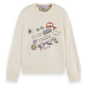 Loose-Fit Artwork Sweatshirt