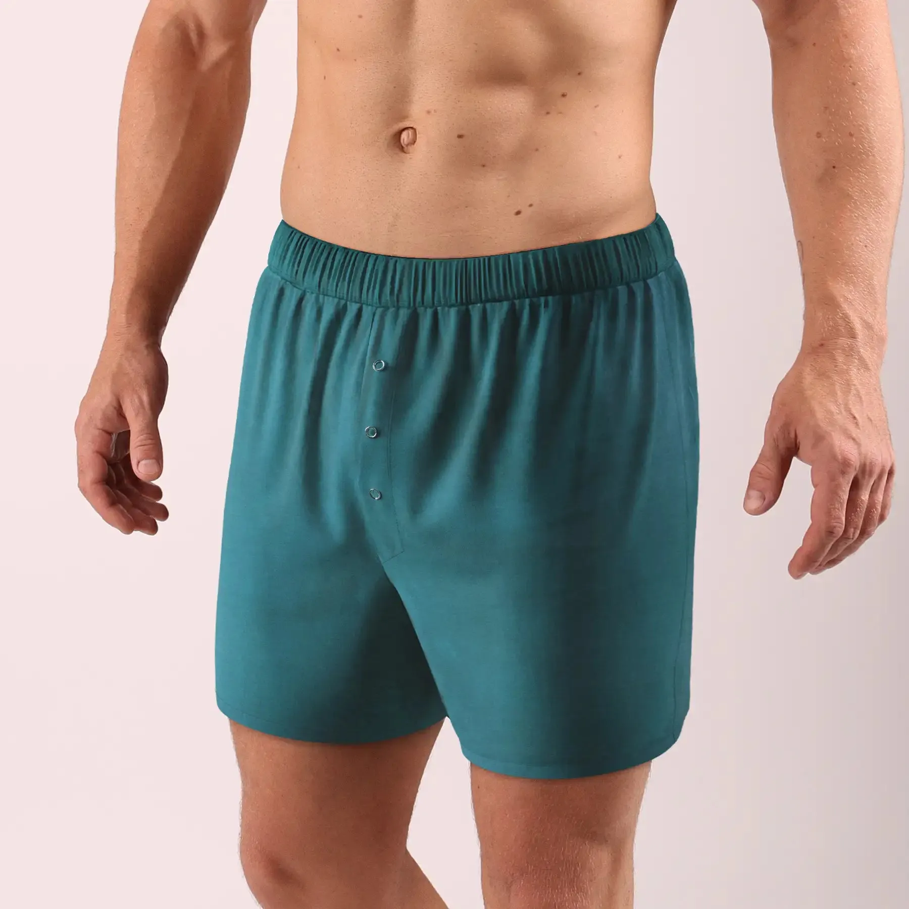 Loose Fit Boxer, 3.2", Dark Aqua