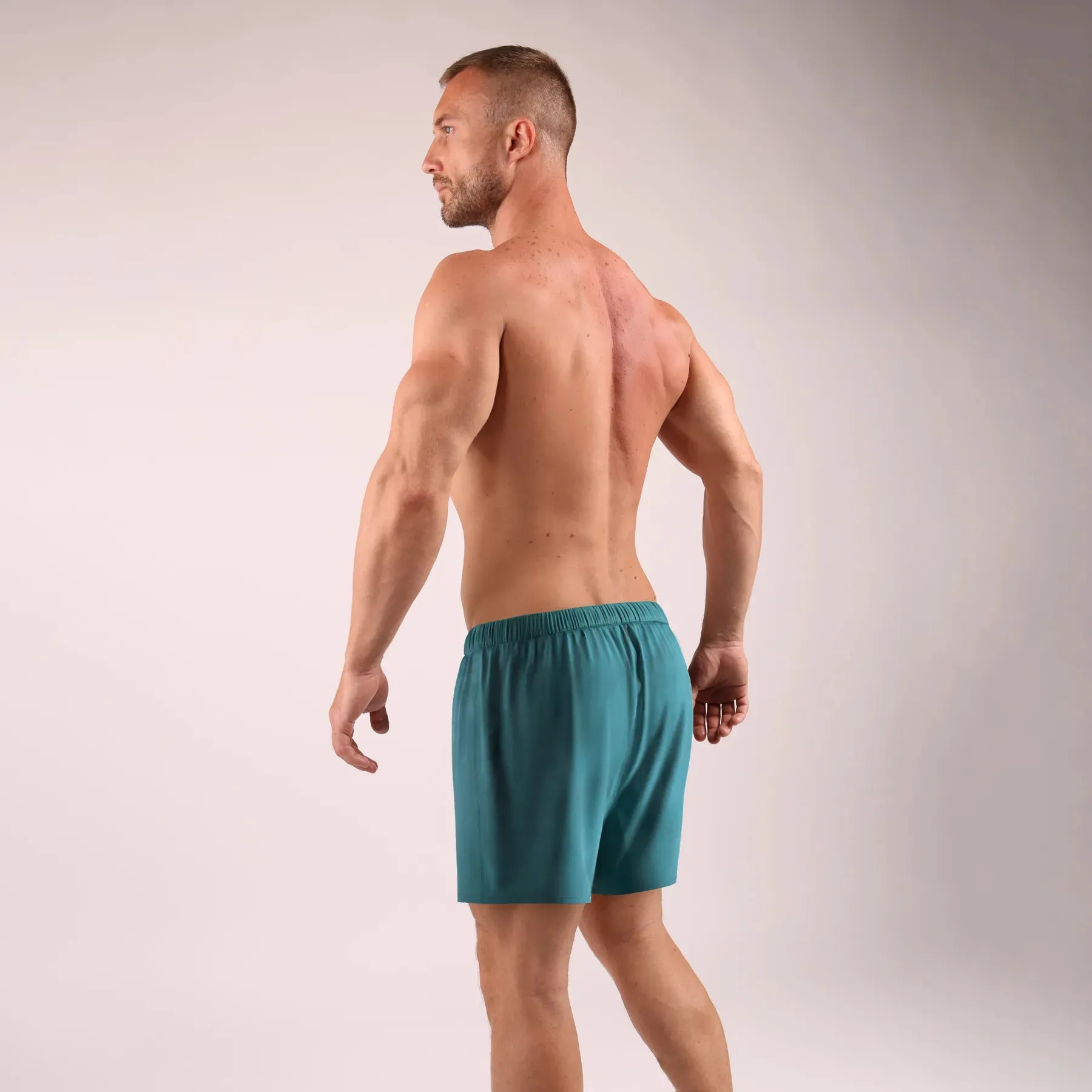Loose Fit Boxer, 3.2", Dark Aqua