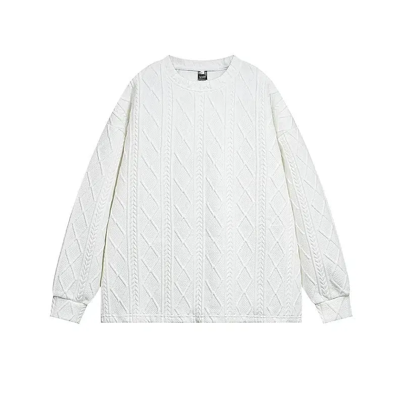Loose Fit Crew Neck Sweatshirt