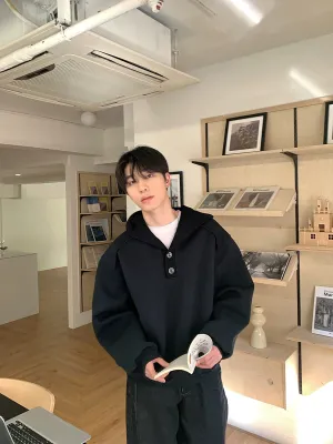 Loose Fit Hooded Sweatshirt