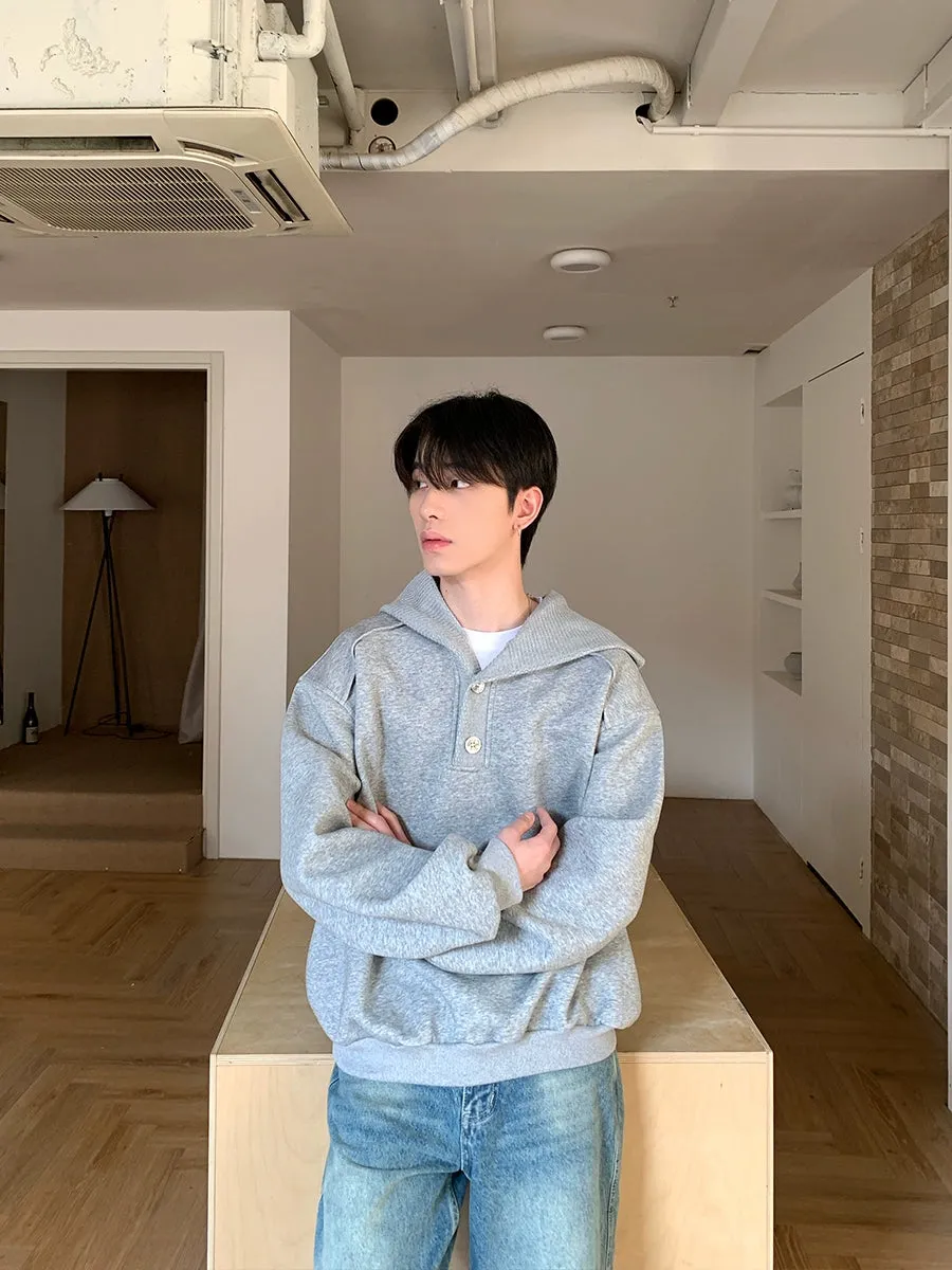 Loose Fit Hooded Sweatshirt