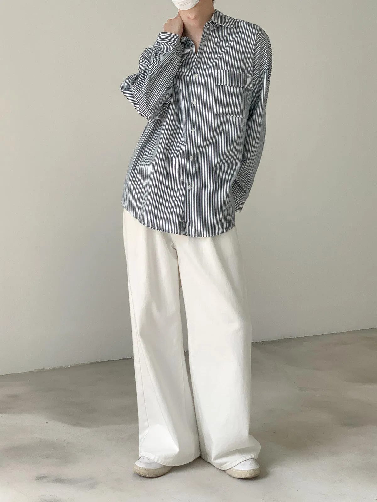 Loose-fit Striped Shirt